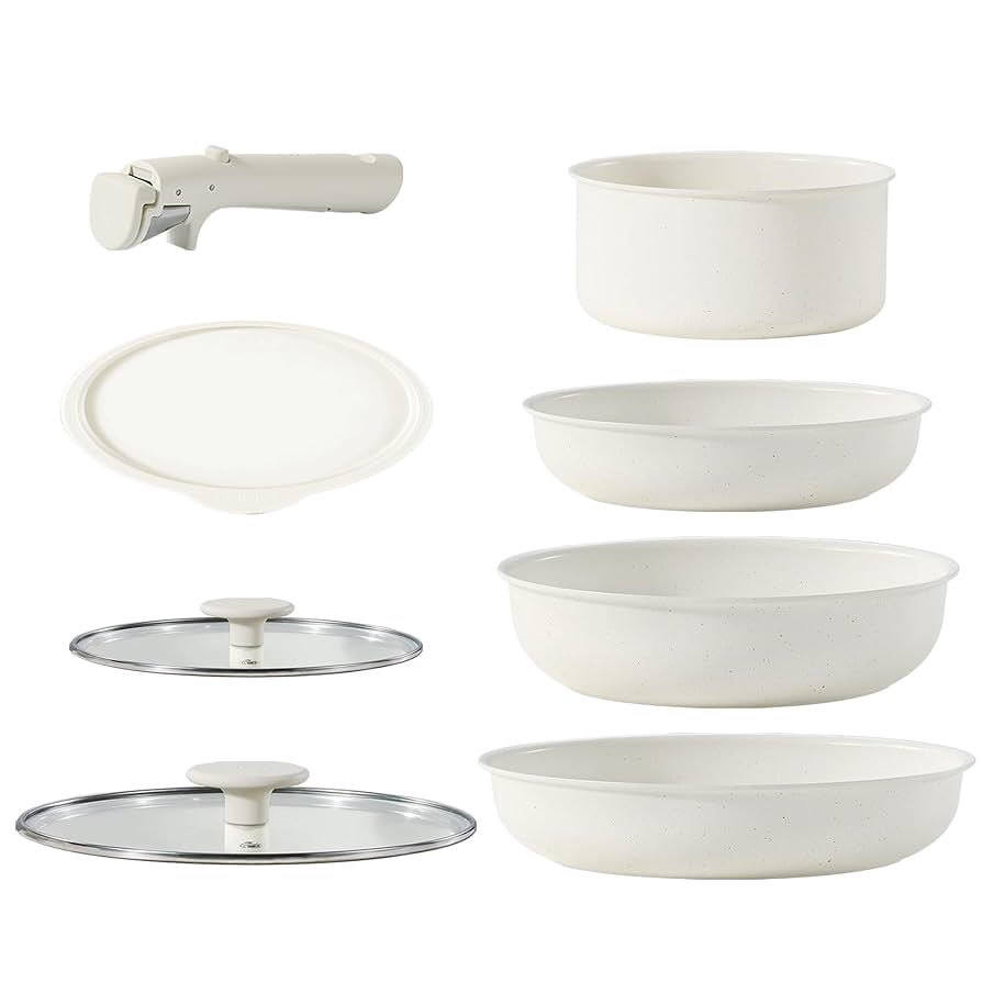 (新品)フライパンセット 8点 caroteカローテ ワンハンドル Amazon.co.jp: CAROTE カローテ フライパン セット 8点 食洗機